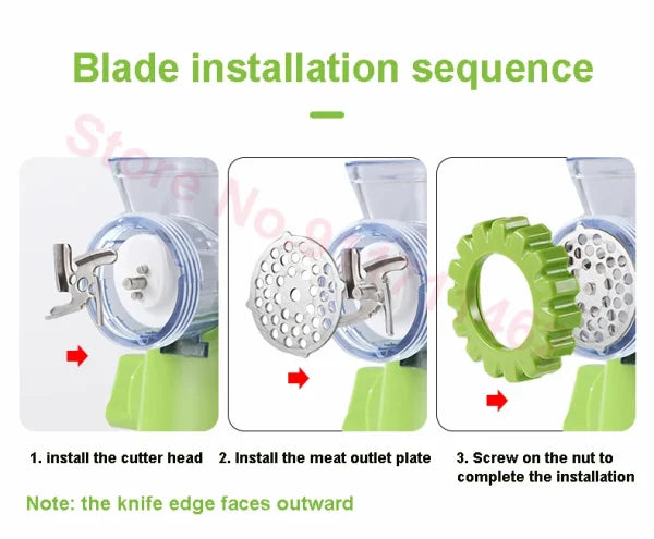 Manual Meat Mincer Grinder