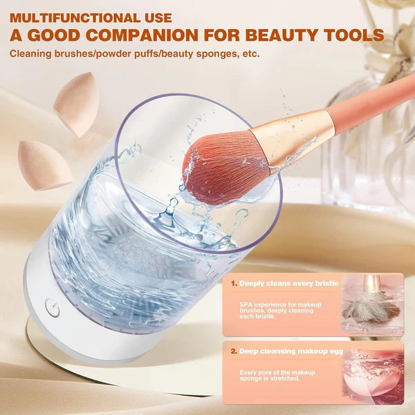 Portable Electric Makeup Brush Cleaner Machine Usb Make Up Brush Cleaner Machine